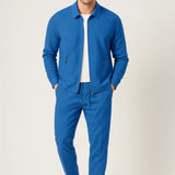 Męski Zestaw Dwuczęściowy – Elegancka Kurtka i Wygodne Spodnie 2