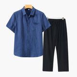 Męski Zestaw Lniany – Oddychający Komfort w Stylu Old Money 11