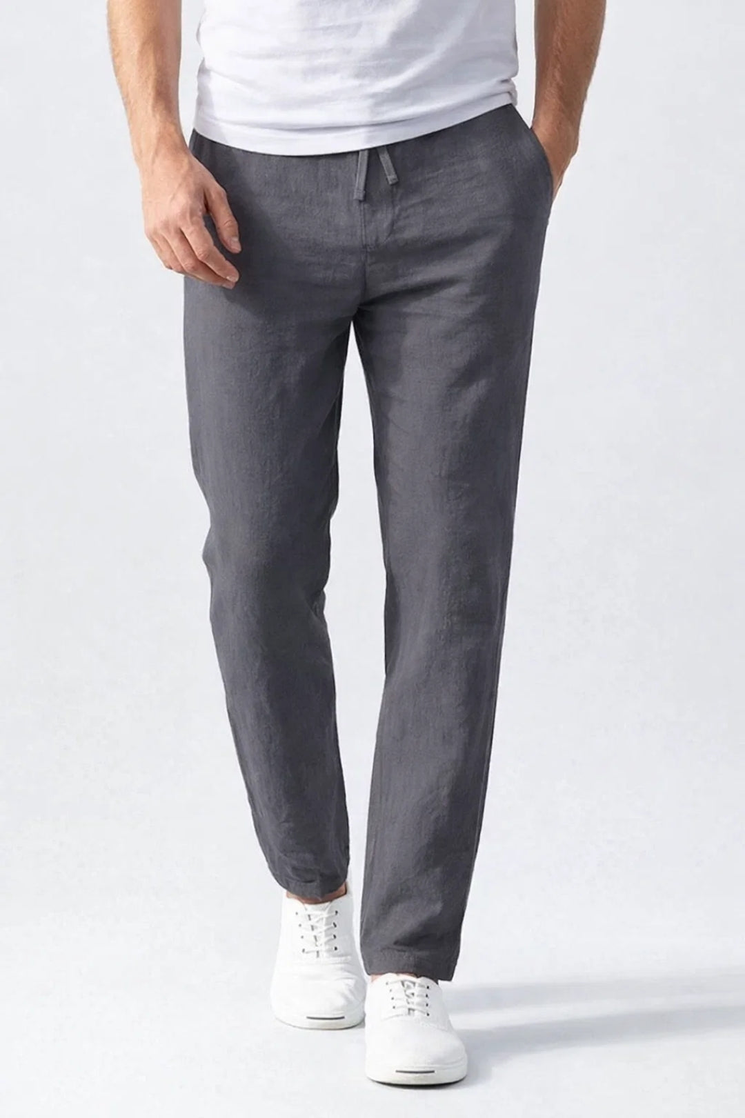 Męskie Spodnie Codzienne – Wygodne i Przewiewne na Lato 3