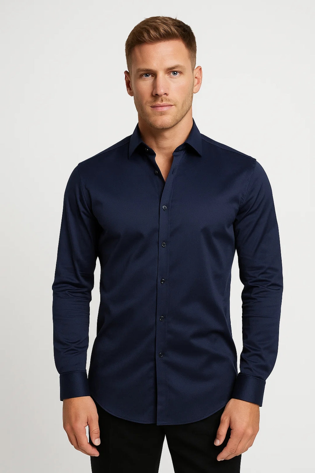 Mężczyźni Koszula Slim Fit – Elegancki i Wygodny Styl na Każdą Okazję 0