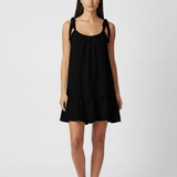 Sukienka Mini Damska – Luźna Letnia z Odkrytymi Plecami Stylowa