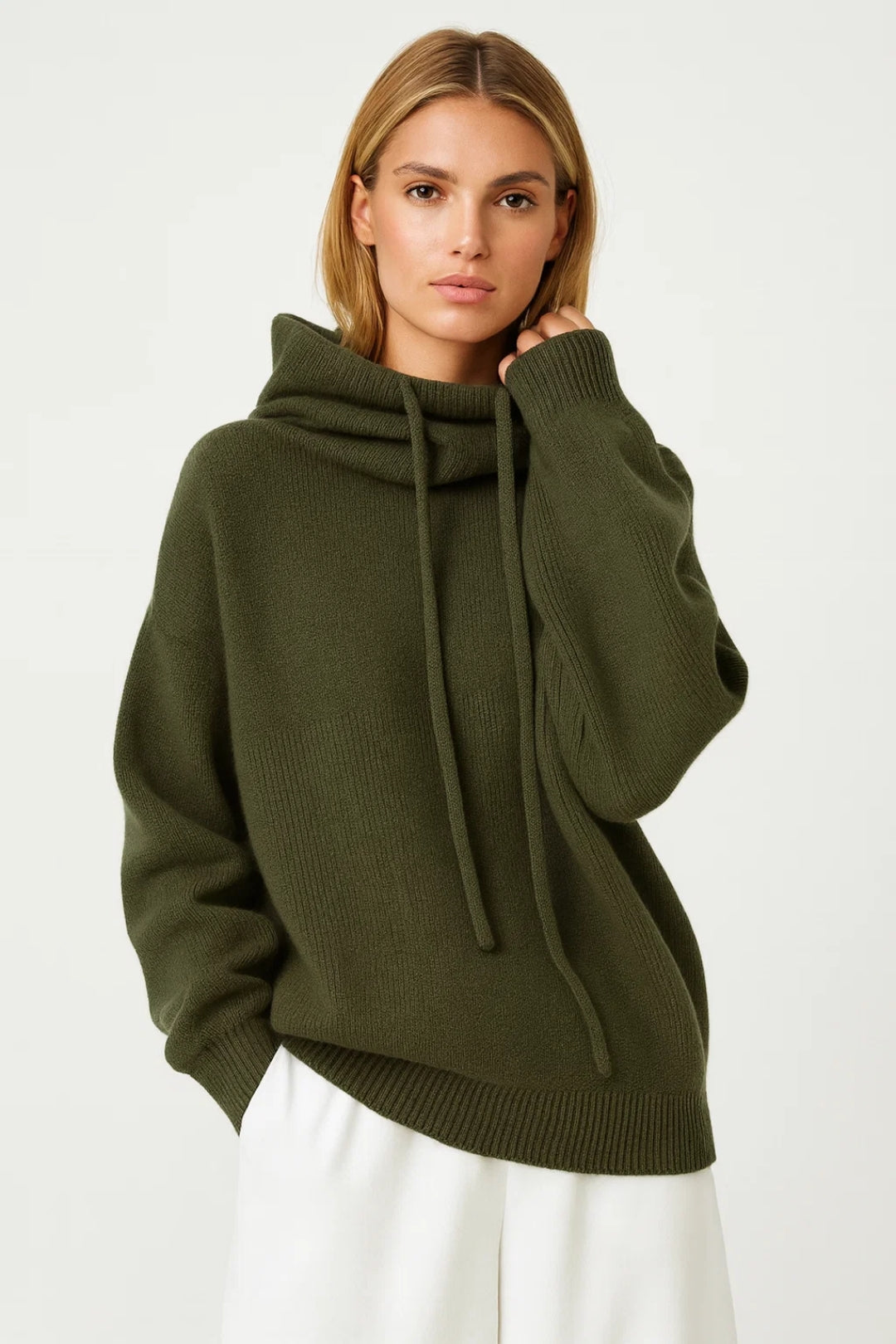 Nexa Damski Sweter Oversize – Wysoki Kołnierz na Chłodne Dni 0