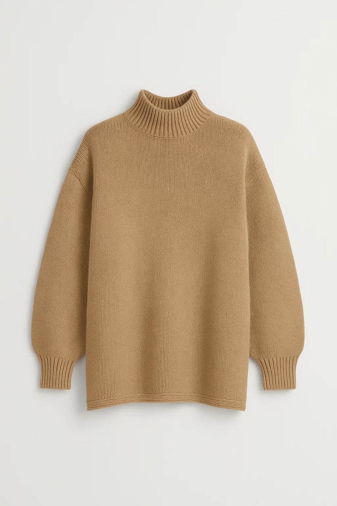 Nika Damski Sweter Oversize – Wysoki Kołnierz na Zimowe Dni 1