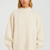 Nika Damski Sweter Oversize – Wysoki Kołnierz na Zimowe Dni 3