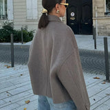 Damska przycięta kurtka | Luźny krój