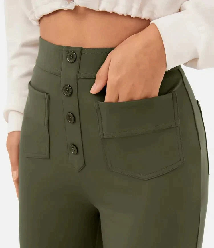 Spodnie Damskie ComfortRise – Elastyczne i Wygodne na Co Dzień 8