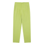 Spodnie Damskie – Wysoka Talia z Vintage Akcentem, Elegancki Styl 10