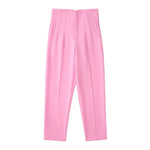 Spodnie Damskie – Wysoka Talia z Vintage Akcentem, Elegancki Styl 20