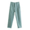 Spodnie Damskie – Wysoka Talia z Vintage Akcentem, Elegancki Styl 9