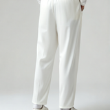 Spodnie Lniane Męskie – Oddychający Materiał na Ciepłe Dni 8