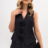 Stylowa Kamizelka – Taliowany Krój z Regulacją dla Eleganckich Stylizacji 6