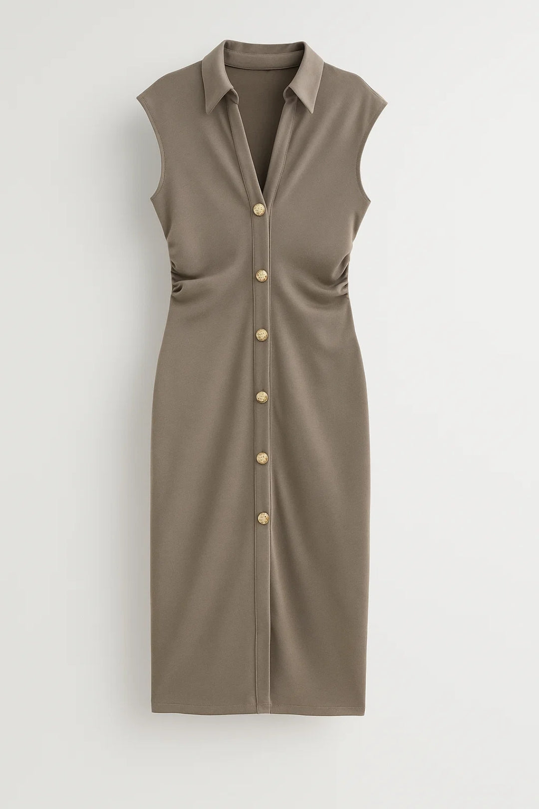 Stylowa Sukienka Midi – Elegancki Krój z Rozcięciem na Wesele 1