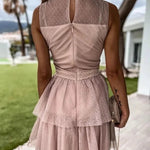 Stylowa Sukienka Mini – Elegancka Bez Rękawów na Letnie Wyjścia 1