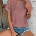 Stylowe T Shirt – Haftowany Wzór dla Eleganckiego Codziennego Looku 12