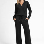 Stylowy Dres – Wygodny Sweter Polo z Luźnymi Spodniami 1