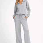Stylowy Dres – Wygodny Sweter Polo z Luźnymi Spodniami 3