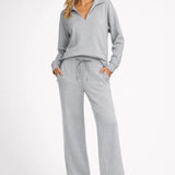 Stylowy Dres – Wygodny Sweter Polo z Luźnymi Spodniami 3