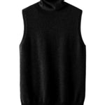 Stylowy Sweter Bez Rękawów – Wygodna Wełna Merynosowa na Każdą Porę 4
