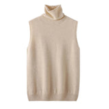 Stylowy Sweter Bez Rękawów – Wygodna Wełna Merynosowa na Każdą Porę 6