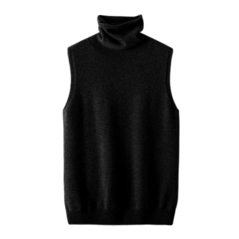 Stylowy Sweter Bez Rękawów – Wygodna Wełna Merynosowa na Każdą Porę 7