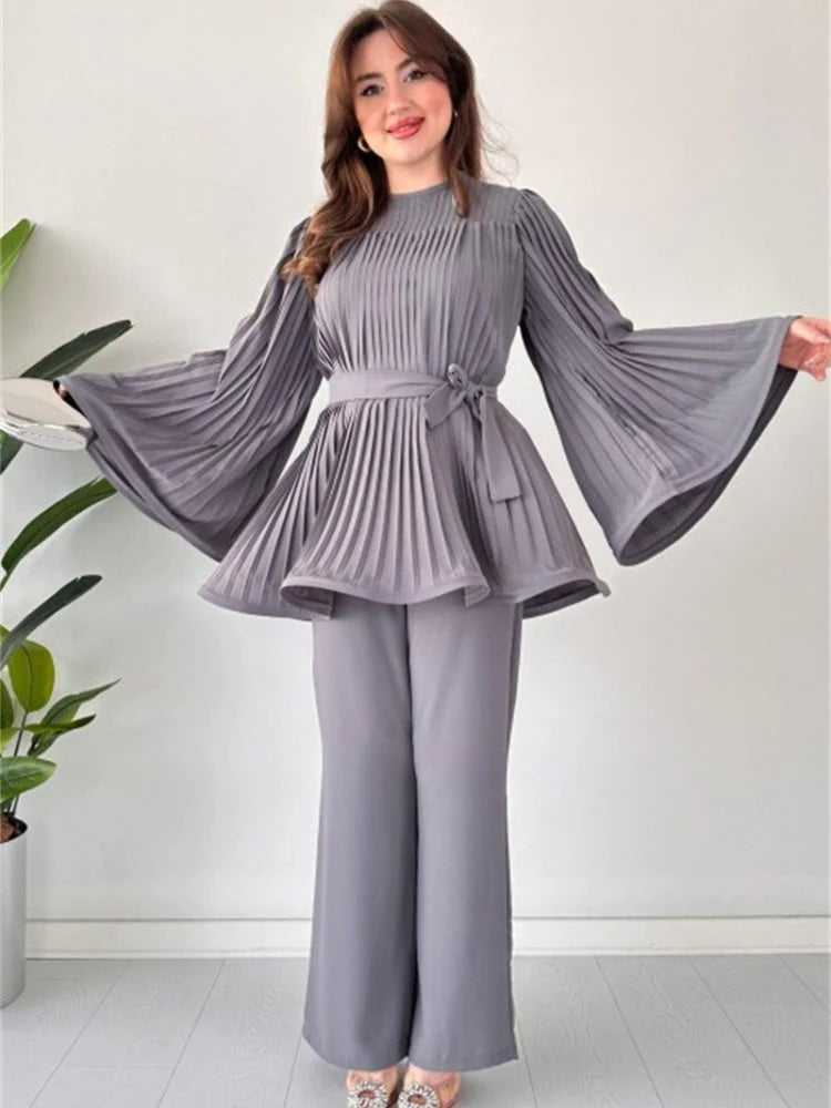 Stylowy Zestaw Dwuczęściowy – Elegancki i Wszechstronny Look 1