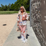Stylowy Zestaw dla Kobiet – Elegancka Koszula z Spodniami na Codzienną Stylizację 1