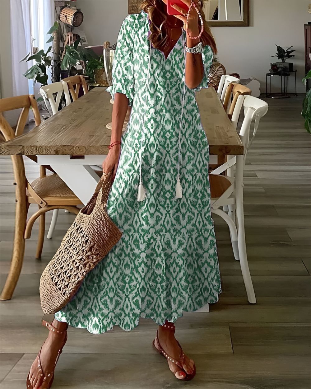 Sukienka Boho Celina – Luźny krój i komfort na co dzień 1