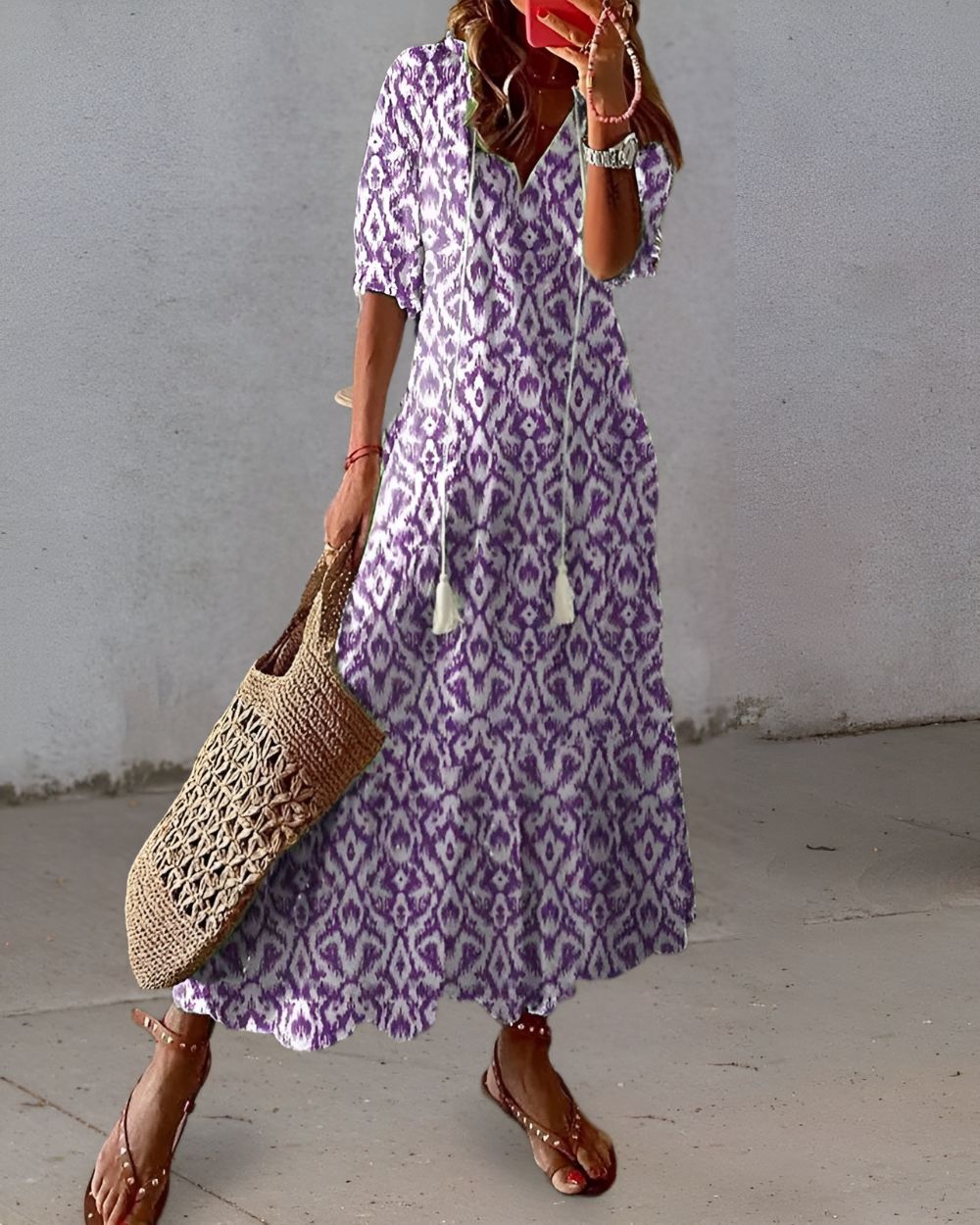 Sukienka Boho Celina – Luźny krój i komfort na co dzień 2