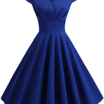 Sukienka Damska Midi – Elegancki Retro Styl na Wesele i Imprezy 3