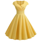 Sukienka Damska Midi – Elegancki Retro Styl na Wesele i Imprezy 6