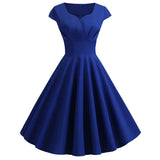 Sukienka Damska Midi – Elegancki Retro Styl na Wesele i Imprezy 7