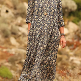 Sukienka Damska Midi w Kwiaty – Elegancka na Wiosenne Wydarzenia 4