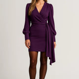 Sukienka Damska Mini – Elegancki Kopertowy Model na Wesele 0