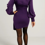 Sukienka Damska Mini – Elegancki Kopertowy Model na Wesele 1