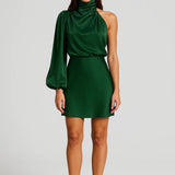 Sukienka Damska – Asymetryczny Krój na Wieczorne Wyjścia 0