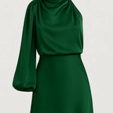 Sukienka Damska – Asymetryczny Krój na Wieczorne Wyjścia 1