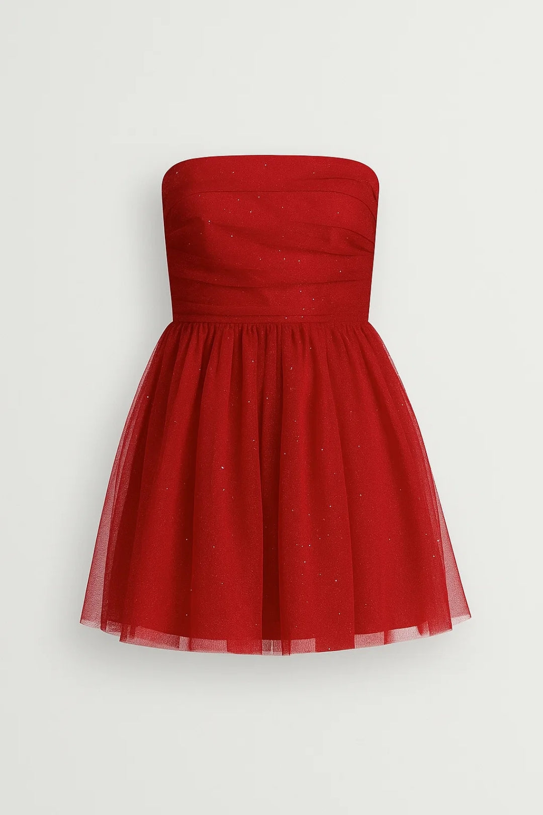 Sukienka Dziewczęca – Bez Ramiączek z Tiulową Spódnicą na Imprezy 1