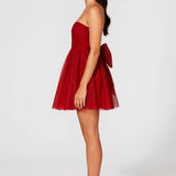 Sukienka Dziewczęca – Bez Ramiączek z Tiulową Spódnicą na Imprezy 2