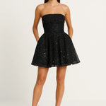 Sukienka Dziewczęca – Bez Ramiączek z Tiulową Spódnicą na Imprezy 4