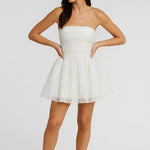 Sukienka Dziewczęca – Bez Ramiączek z Tiulową Spódnicą na Imprezy 5