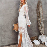 Sukienka Maxi Boho – Elegancki Dekolt V na Letnie Dni 3