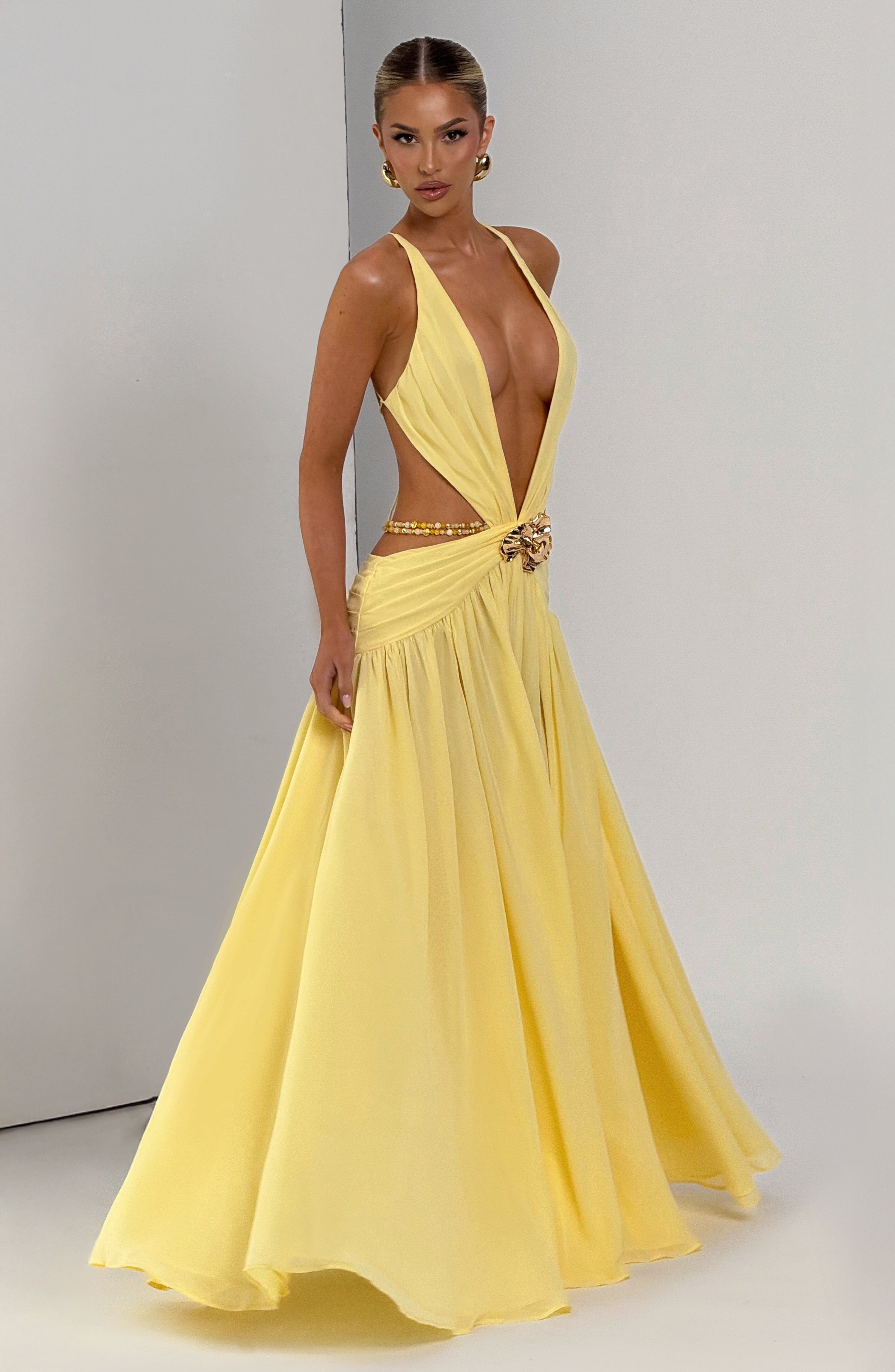 Sukienka Maxi Indianna – Lekka Szyfonowa Elegancja na Wesele 4