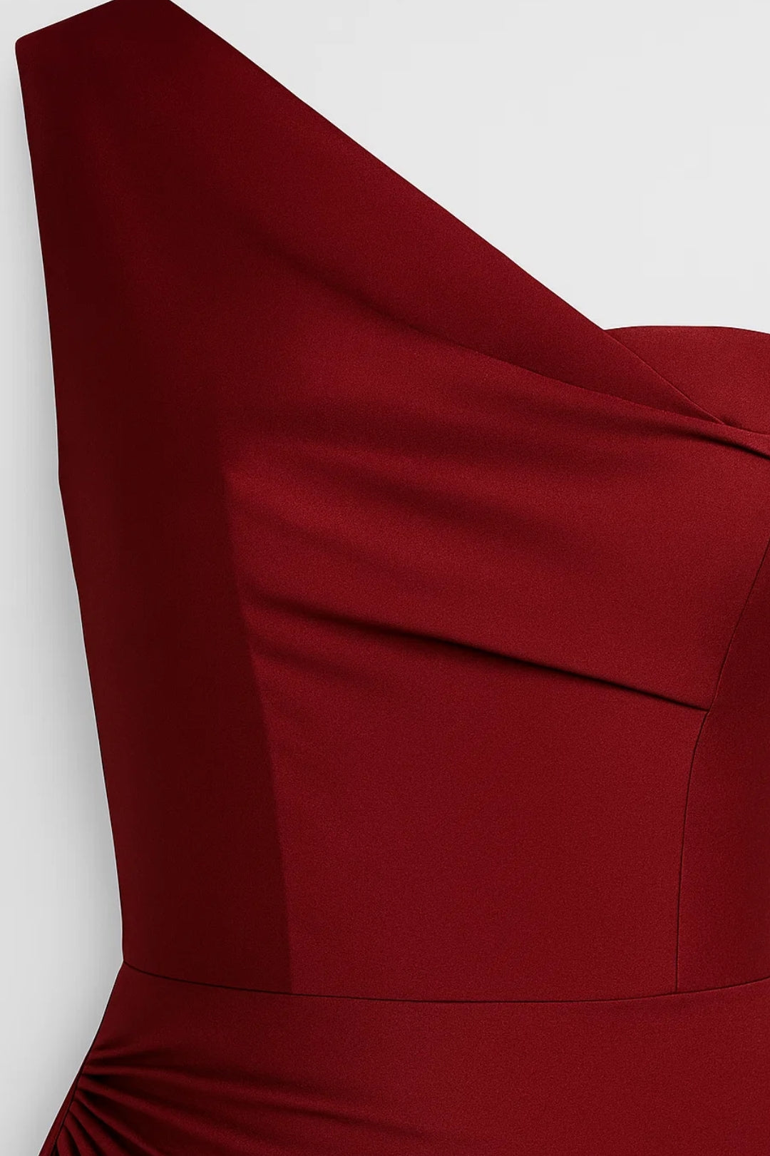 Sukienka Maxi – Asymetryczny Krój z Drapowaniem na Wesele 3