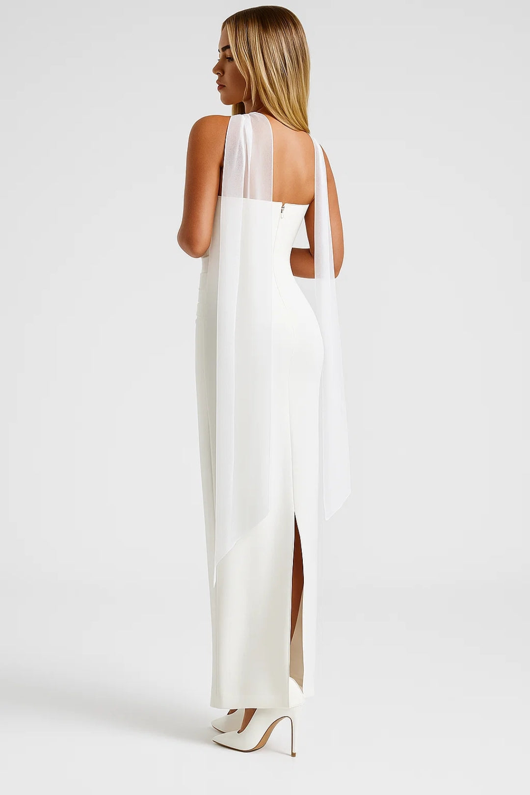 Sukienka Maxi – Bezramiączkowy Krój Na Wesele I Galę 1