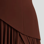 Sukienka Maxi – Elegancka Bez Ramiączek na Wesele z Rozcięciem 3