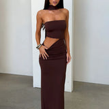 Sukienka Maxi – Elegancki Halter Neck na Letnie Imprezy 0