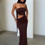 Sukienka Maxi – Elegancki Halter Neck na Letnie Imprezy 2