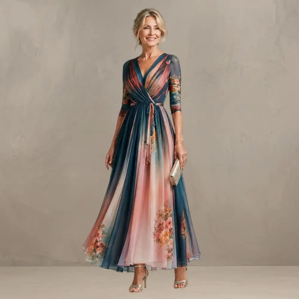 Sukienka Maxi – Kwiatowy Wzór Boho na Letnie Uroczystości 4
