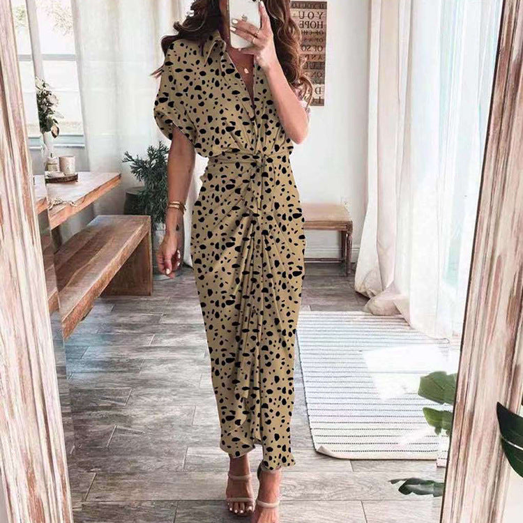 Sukienki Letnie – Elegancka Satynowa Sukienka Koszulowa Na Każdą Okazję 10