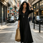 Sukienki Maxi Boho – Elegancki Dekolt w Serek na Letnie Dni 8